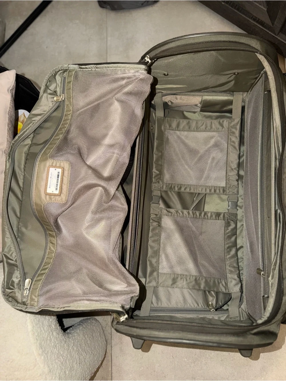 Briggs & Riley Baseline Large Two-Wheel Duffle Bag.
